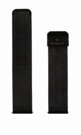 Tērauda siksniņa Garett 22 mm melna