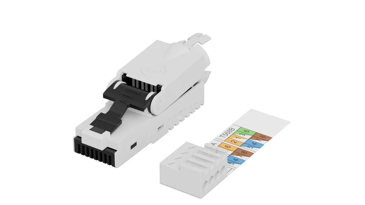 Lanview LVN125445-CAT6A-UTP kabeļa savienotājs RJ45 vīrišķais