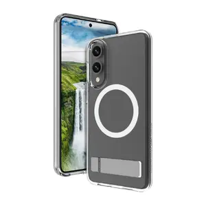 Back Cover dbramante1928 Iceland Ultra for Samsung Galaxy S25 Edge with D3O and Foldable Stand