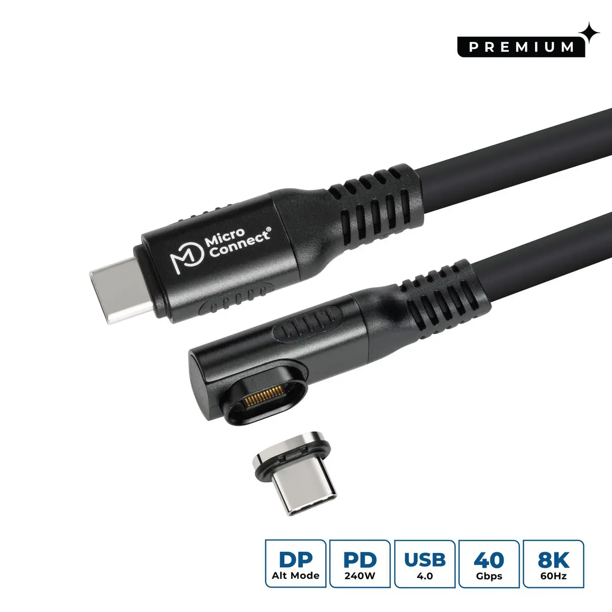 MicroConnect USB4 Gen 3x2 kabelis USB-C