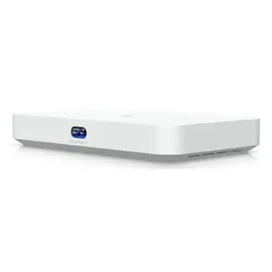 Gateway/controller UBIQUITI UCG-Fiber (30W) with PoE+ 54V, 4x RJ-45, 2x SFP/SFP+, 2.2 GHz ARM, 3 GB RAM, LCM display