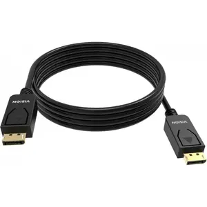 DisplayPort cable Vision TC 2MDP8K/BL 2 m Black