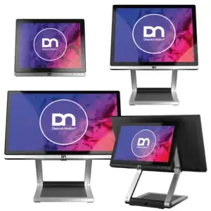 Skārienjūtīgs displejs Diebold Nixdorf D1000 Series 15,6" Full HD ar USB un USB-C