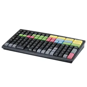 4-key keypad PrehKeyTec Preh 12308-093/1800-RAL9002, compact industrial input module
