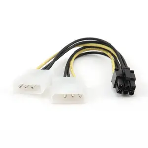 Internal power cable GEMBIRD CC-PSU-6 — Molex 4-pin (male) to PCI-E 6-pin, 75×105×15 mm