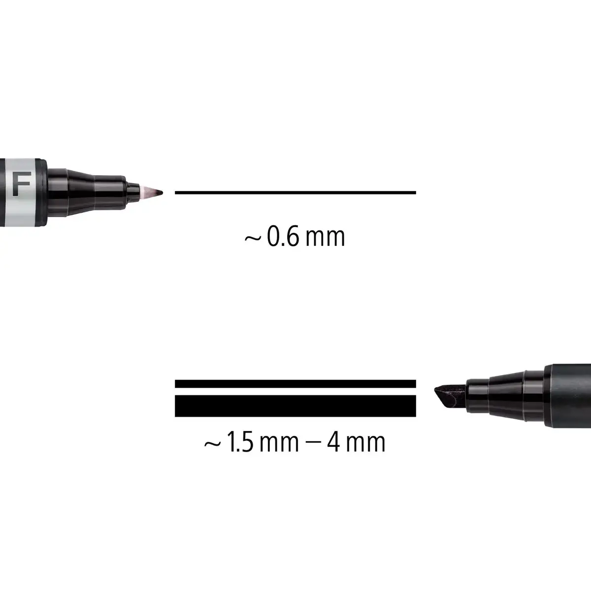 Маркер постоянный Staedtler Lumocolor permanent duo 348 B Photo 6