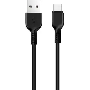 USB-A to USB-C data cable Partner Tele.com 1 m Black