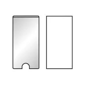 Label holder 3L S852325 — plastic display clip for shelf labels, compatible with retail shelving