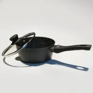 Pot Tiross TS-2405 granite-coated 18 cm, stovetop cooking saucepan