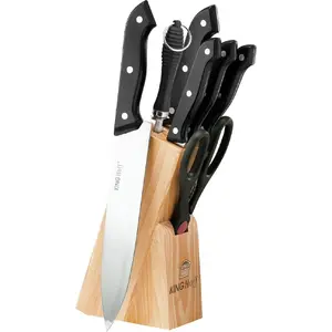 Kitchen knife set KingHoff KH-3444, 8-piece, stainless steel blades, ergonomic handles