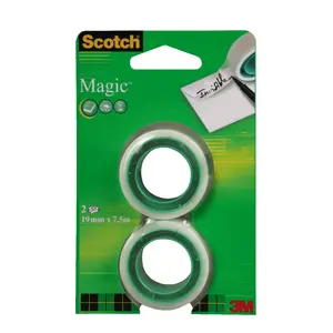 Līmlente Scotch 8-1975R2 7,5 m caurspīdīga, platums 19 mm