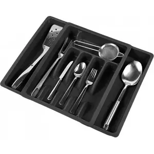 Cutlery Drawer Organizer Insert Brunbeste BB-2616 — Expandable Silverware Tray for Drawer