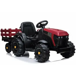 Ride-on tractor LEAN Cars 4169, red, battery-powered children's rocking/ride-on toy