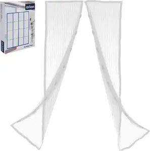 Mosquito Screen Door Net ORION Ori_780611, magnetic closure, white, insect protection