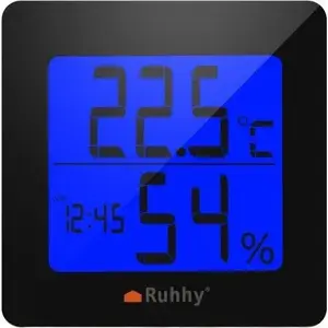 Indoor Outdoor Thermometer Hygrometer Ruhhy 19161 — temperature and humidity measurement