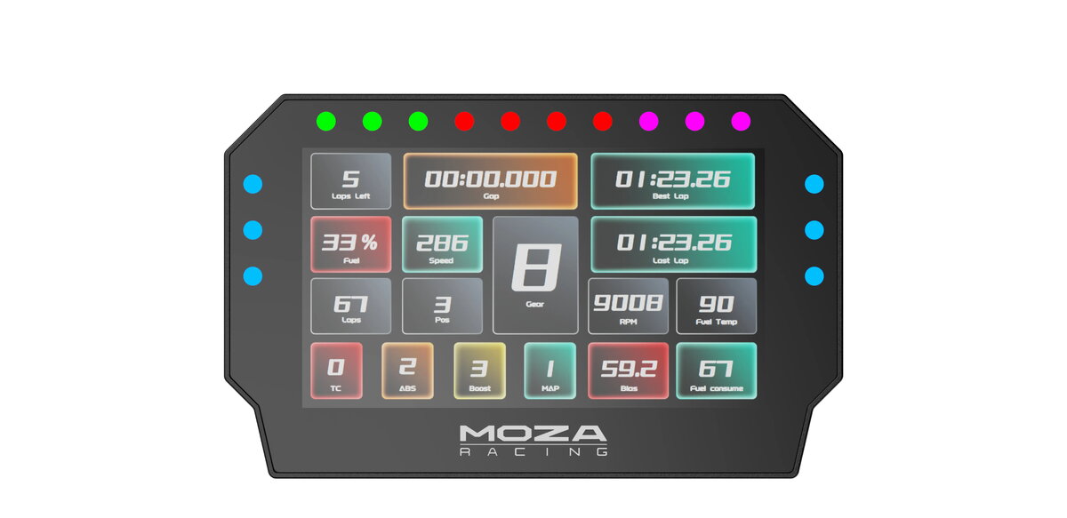 Moza Racing CM2 Racing Dash spēļu