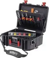 Toolbox wiha XL 2 46816 VDE — equipped for electricians, insulated tool set storage