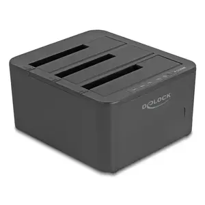 DeLOCK 64332 Docking Station USB 3.2 Gen 1 HDD SSD 2.5 3.5 Black