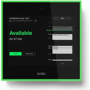 Сенсорный дисплей Room Manager Evoko Naso 910.2267.900 — настенный экран для брони переговорных