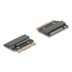 DeLOCK 64342 Internal M.2 Adapter Host Interface M.2 Male Black