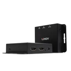 AV raidītājs un uztvērējs Lindy 50m Cat.6 HDMI & IR pagarinātājs 1920x1200