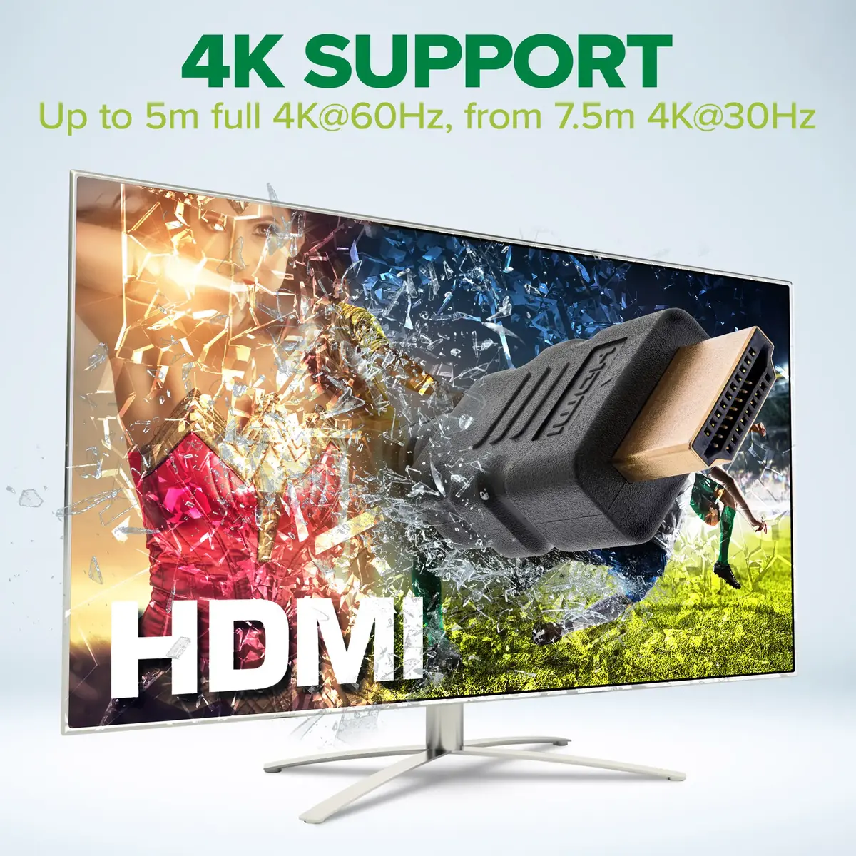 InLine HDMI kabelis HDMI High Speed ar Ethernet Photo 4