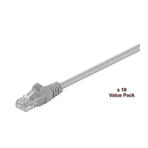 Сетевой кабель MicroConnect U/UTP CAT5e RJ45 2m Серый/Лаванда