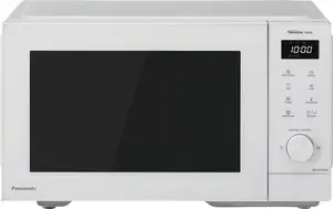 Panasonic NN-GD34QWEPG Galda mikroviļņu krāsns ar grilu 23 L 1000 W pelēka balta ar iebūvētu displeju un rotējošām vadīklām