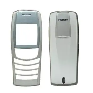 Back and front case panel for NOKIA 6610 original Silver, replacement housing panels
