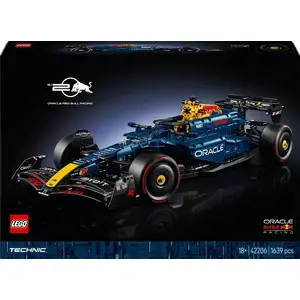LEGO Technic F1 Car Oracle Red Bull Racing RB20 model kit 1:10 scale, 1,639 pieces, recommended 18+