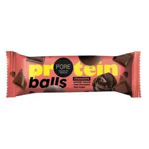 Трюфели тёмный шоколад pure chocolate — 40 г, 40 г протеина, кремовая начинка