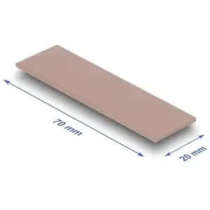 Thermal pad DeLOCK 18480 3 W/m·K Pink 20x70x1.75 mm