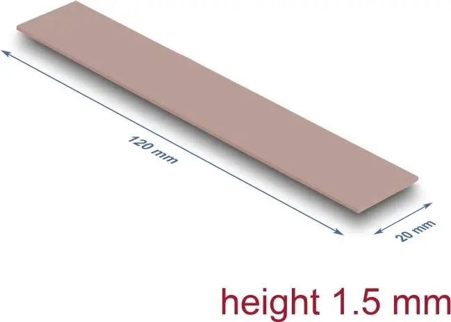 Siltuma paliktnis DeLOCK 18482 3 W/m·K