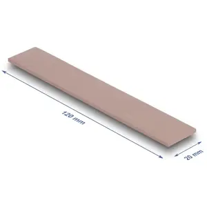Thermal pad DeLOCK 18483 3 W/m·K Pink 20x120x2 mm