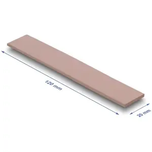 Thermal pad DeLOCK 18484 3 W/m·K Pink 20x120x3 mm