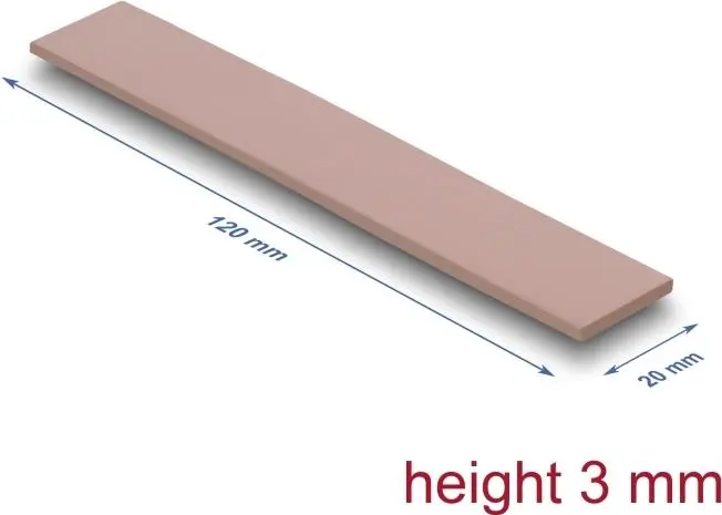 Siltuma paliktnis DeLOCK 18484 3 W/m·K