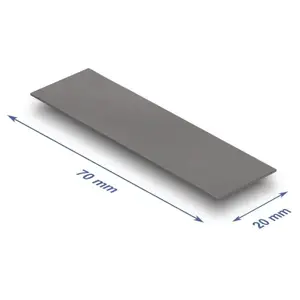 Thermal pad DeLOCK 18403 3.2 W/m·K Grey 20x70x0.75 mm