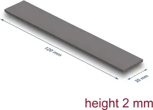 Thermal pad DeLOCK 18470 3.2 W/m·K Grey 20x120x2 mm