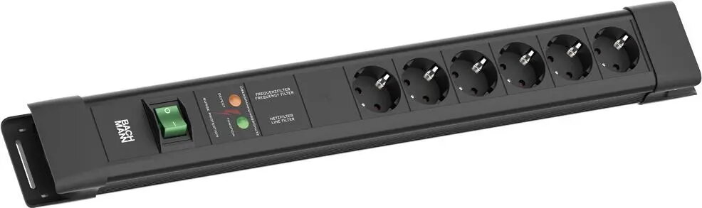 Pagarinātājs Bachmann CONNECTUS ar 6×CEE7/3 kontaktligzdām