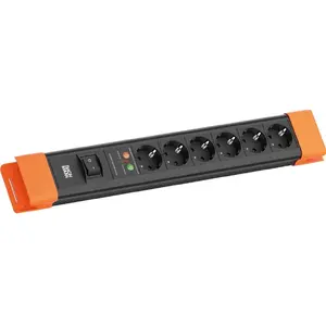 Сетевой фильтр Bachmann CONNECTUS 6×CEE7/3, 1×SPD, 1×выключатель, кабель 2,0 м