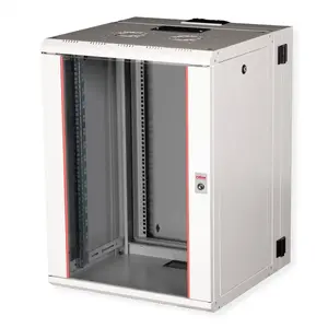 Wall mounted rack ROLINE Pro 16 U 600x600 grey IP20 50 kg
