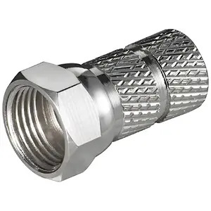 Goobay Twist-On F-Connector 6.5 mm F-type Male 100 pcs