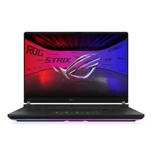 ASUS ROG Strix SCAR 16 G635LW-U9644X Intel Core Ultra 9 275HX Portatīvais dators 40,6 cm (16") 2.5K 64 GB DDR5-SDRAM 4 TB SSD NVIDIA GeForce RTX 5080 Wi-Fi 7 (802.11be) Windows 11 Pro Melns