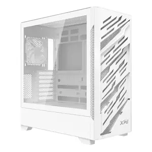 PC case XPG STARKER AIR BTF Midi Tower White — Tempered glass, RGB, ATX, USB-C