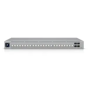 Managed switch UBIQUITI UniFi Pro HD 24 — 22 × 2.5G RJ‑45, 2 × 10G copper, 4 × SFP+, L2/L3, 1U rack