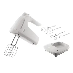 Ручной миксер Electrolux EHM4W 500 Вт белый с 5 скоростями, функцией Турбо и лезвиями из нержавеющей стали