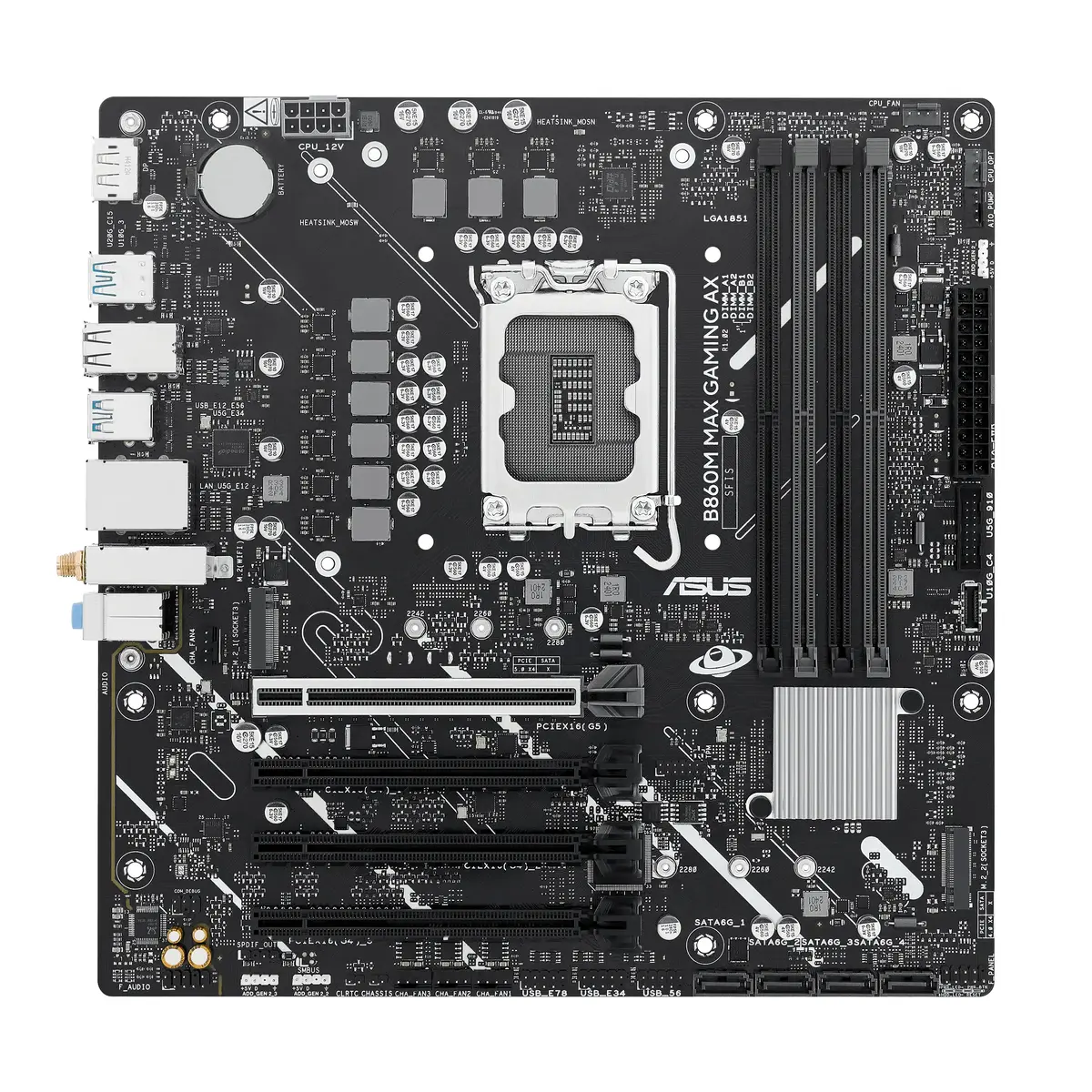 Материнская плата ASUS B860M MAX GAMING AX, 90MB1JZ0-M0EAY0 Photo 3