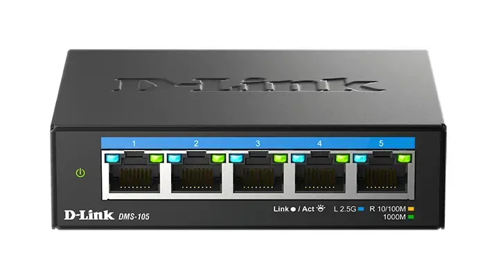 D-Link 5-portu 2.5G Multi-Gigabit Galda Slēdzis Photo 3