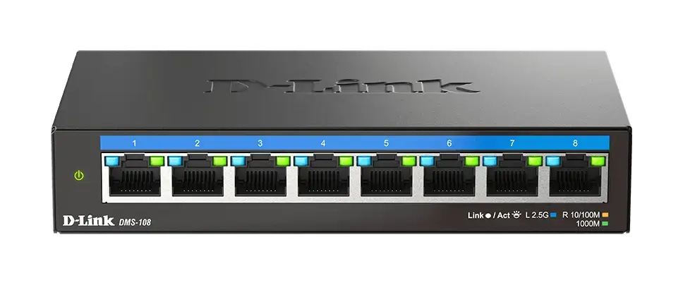 Коммутатор D-Link 8-портовый 2.5G Мульти-Гигабитный Photo 2