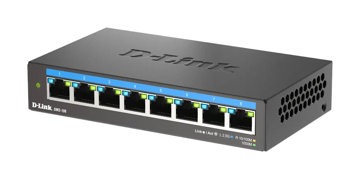 Коммутатор D-Link 8-портовый 2.5G Мульти-Гигабитный Photo 3